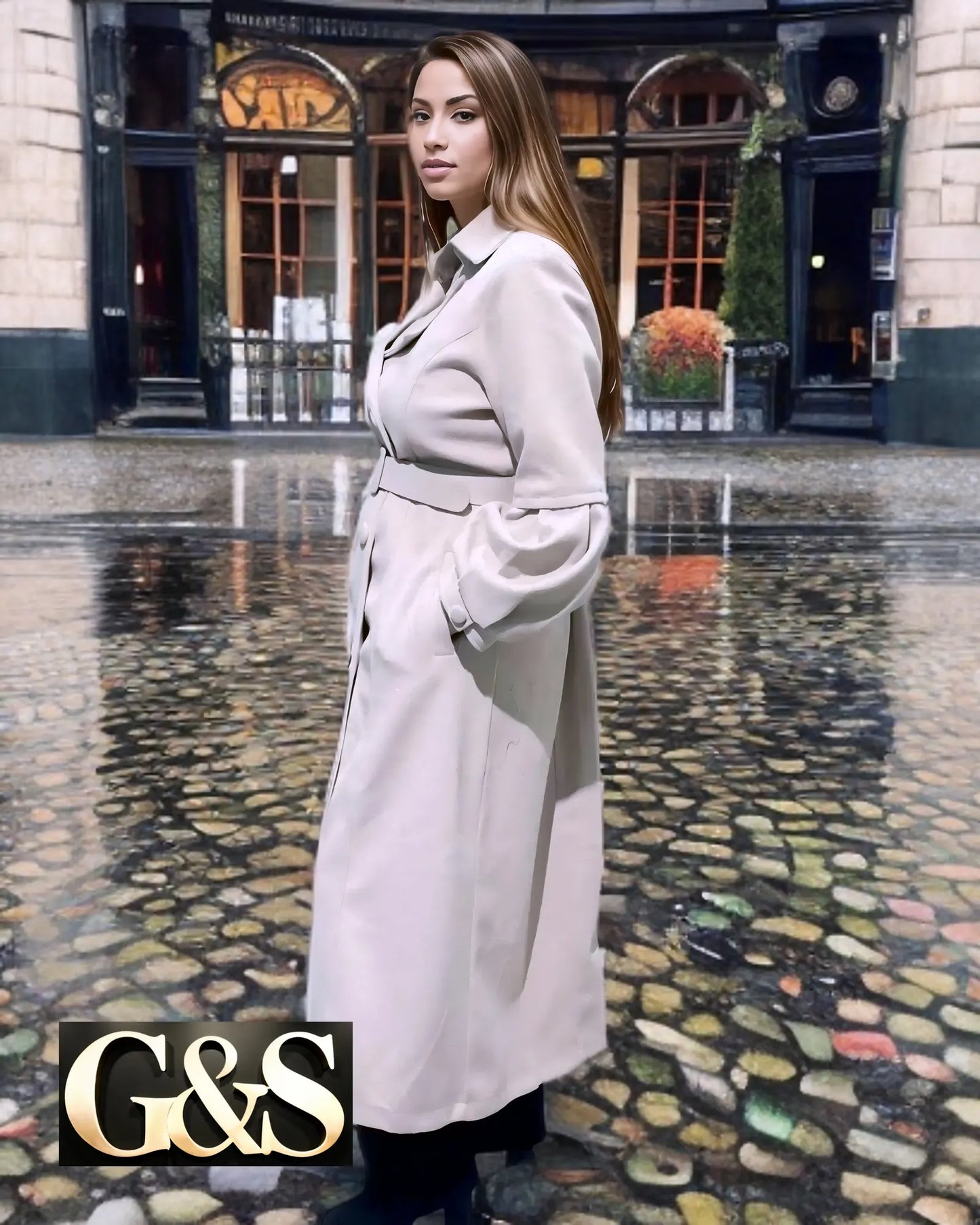 Model 1031 Women’s Coat - Front | Sami's Jackets