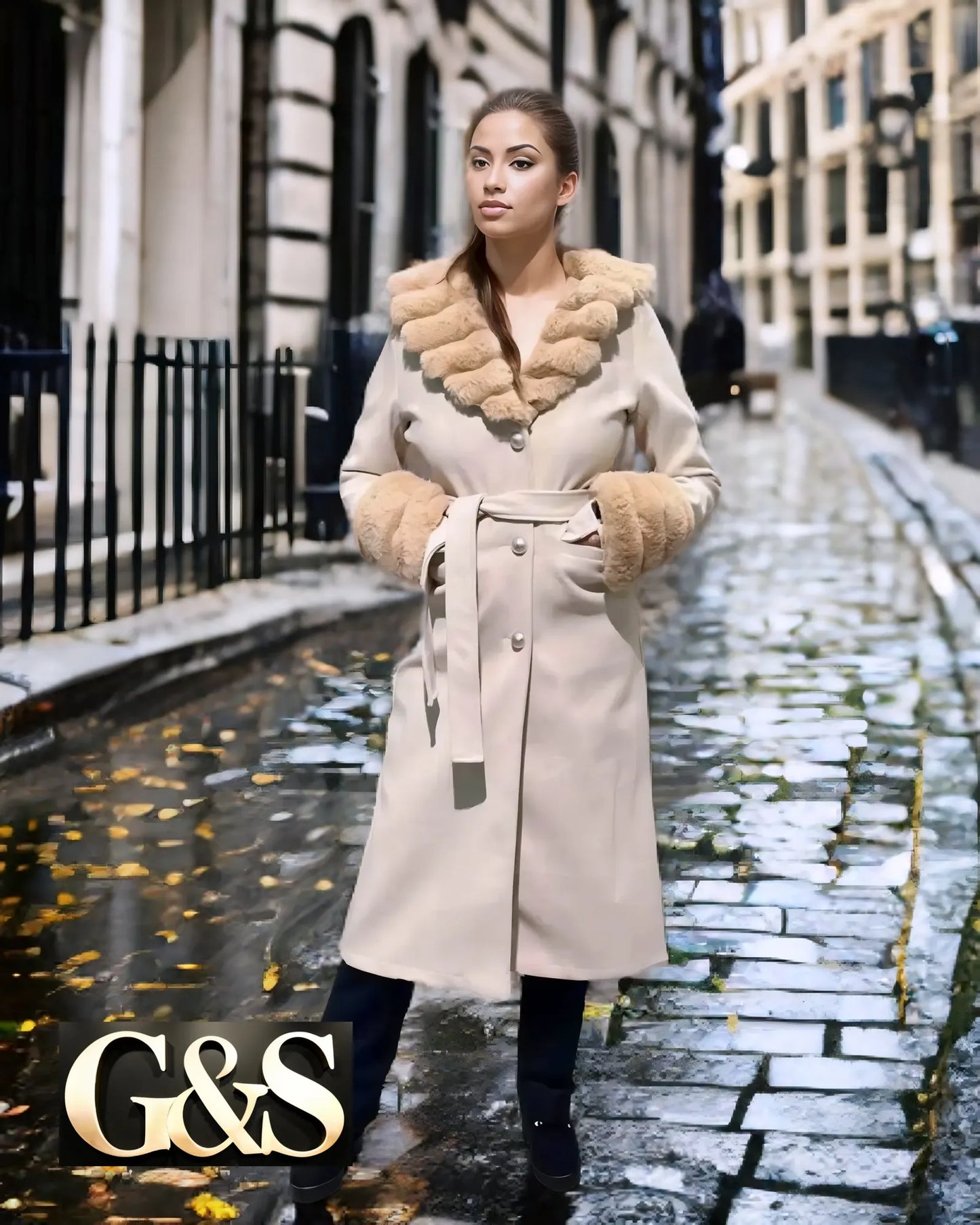 Model 1032 Women’s Coat - Detail 7 | Sami's Jackets