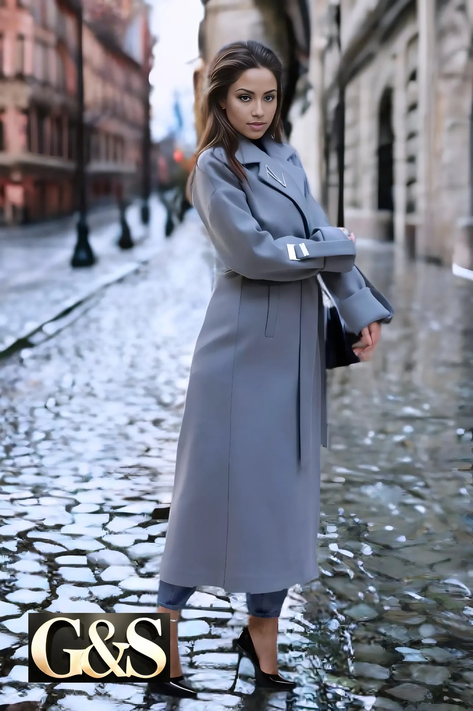 Model 1043 Women Long Coat - G&S