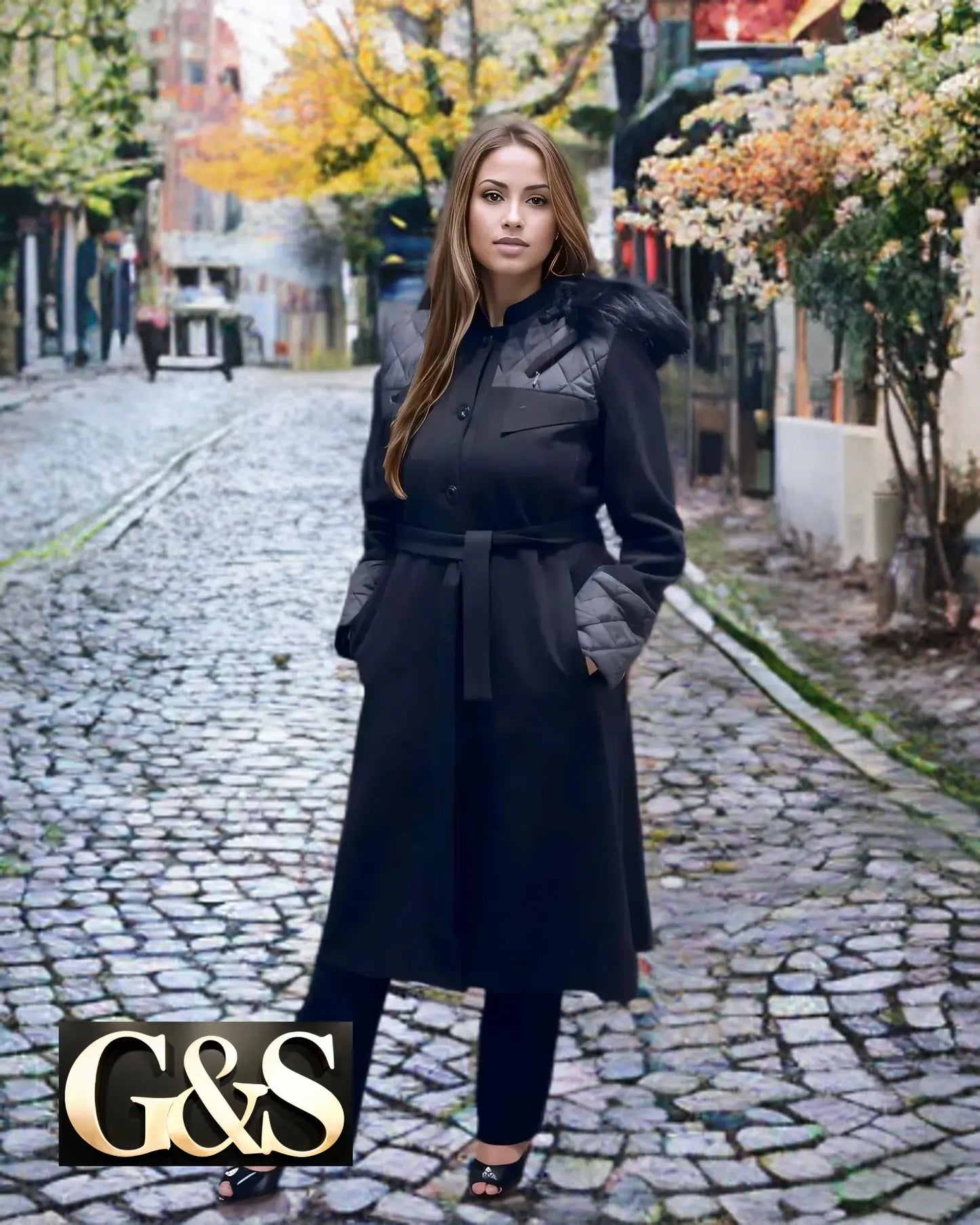 Model 1005 Women’s Coat - Back | Sami's Jackets