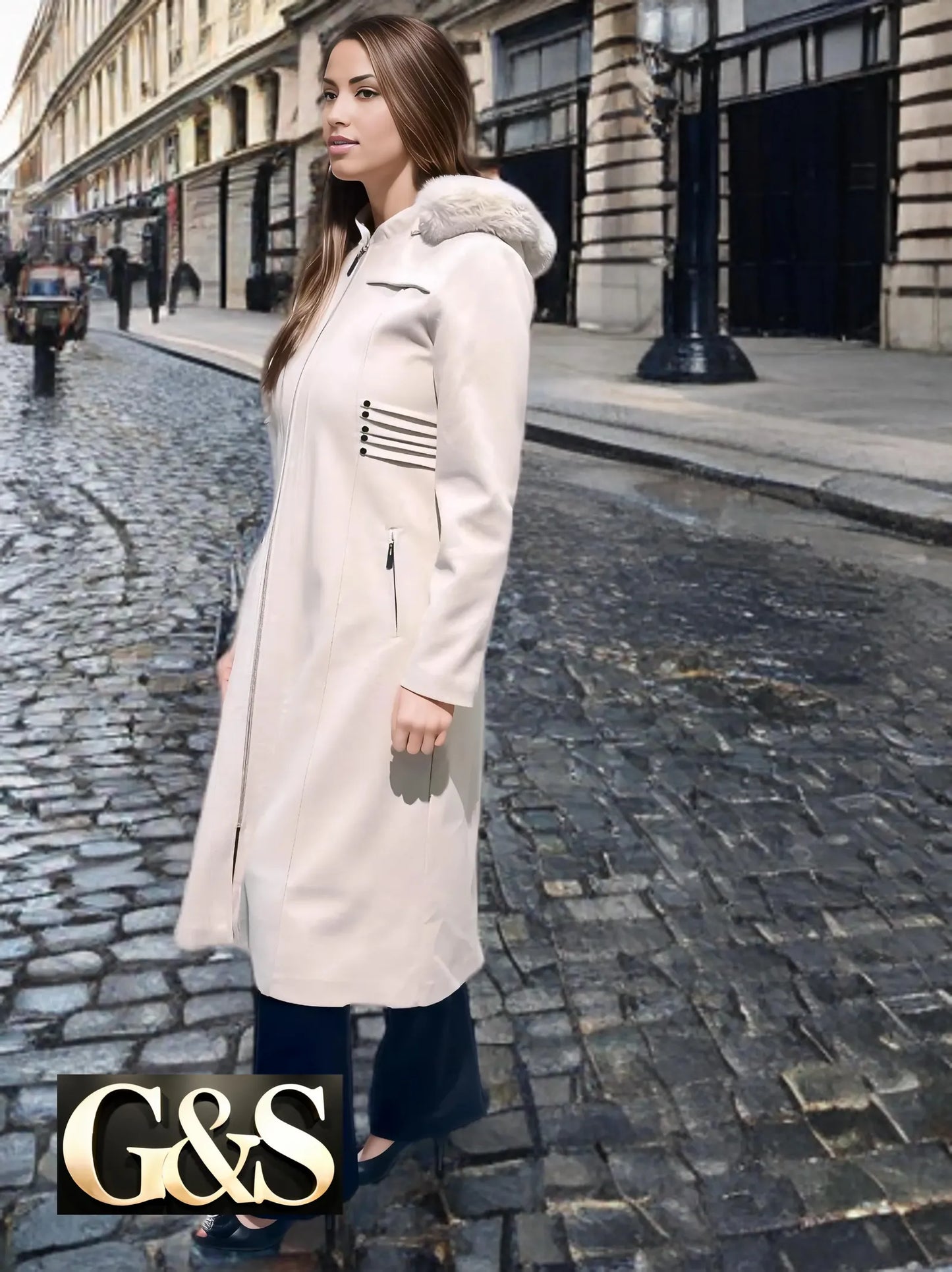 Model 1022 Women’s Coat - Detail 2 | Sami's Jackets