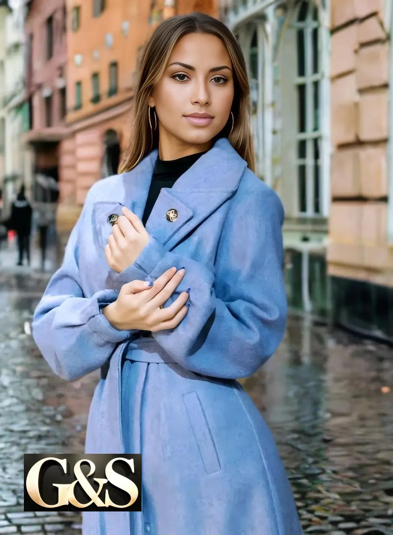 Model 1044 Women Long Coat - G&S