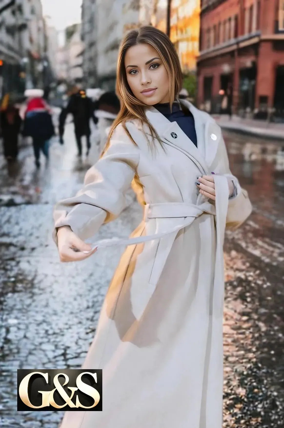 Model 1044 Women Long Coat - G&S