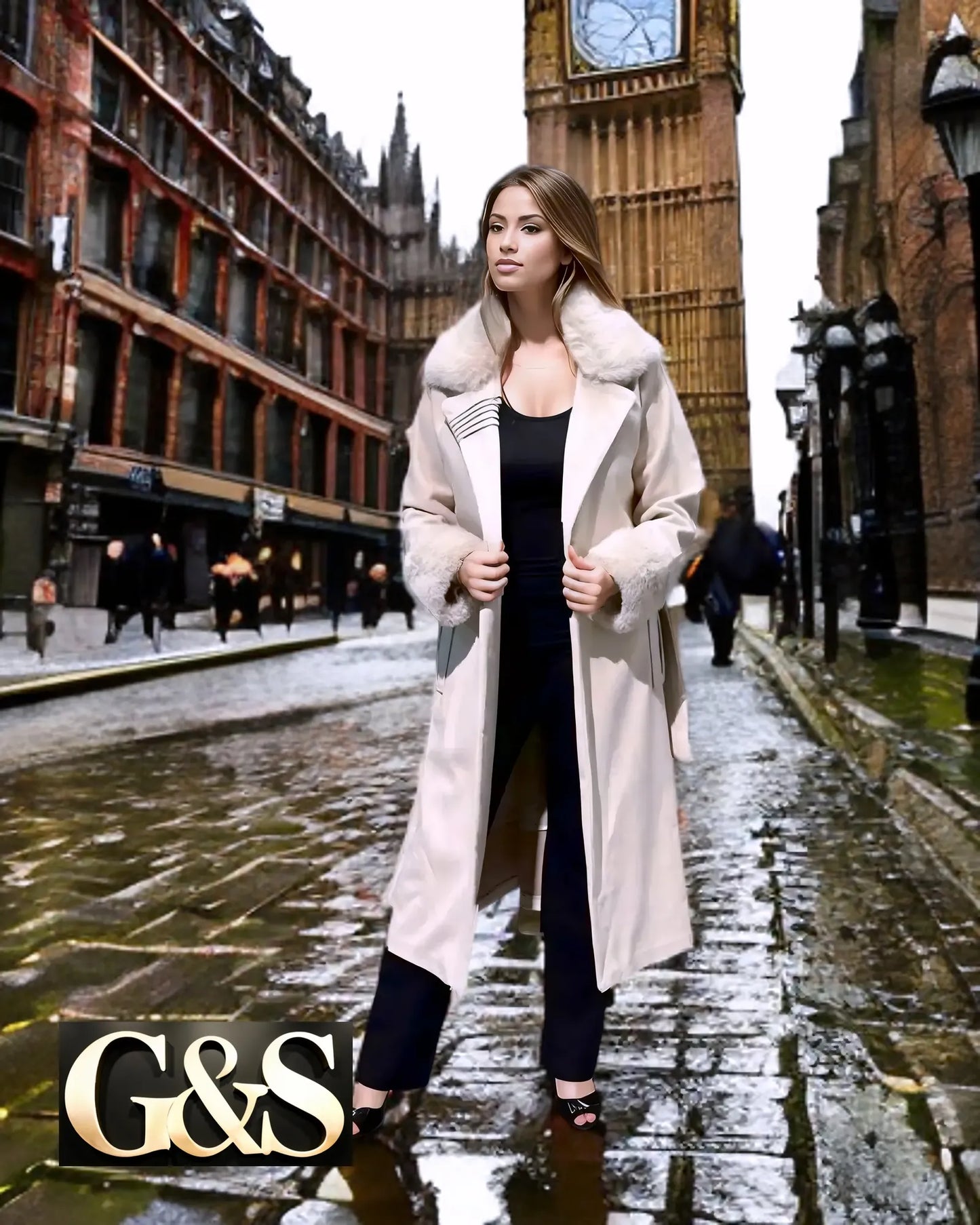 Model 1024 Women’s Coat - Side | Sami's Jackets