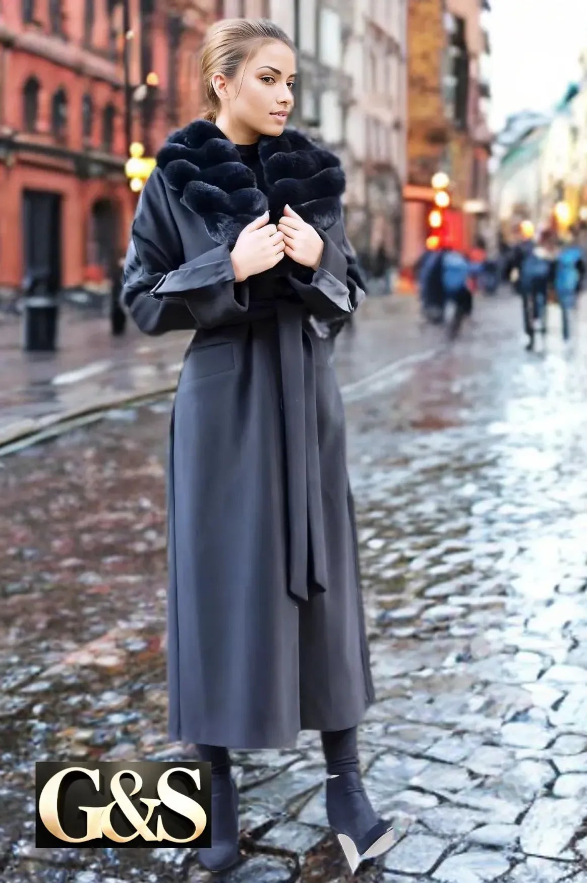 Model 1045 Women Long Coat - G&S