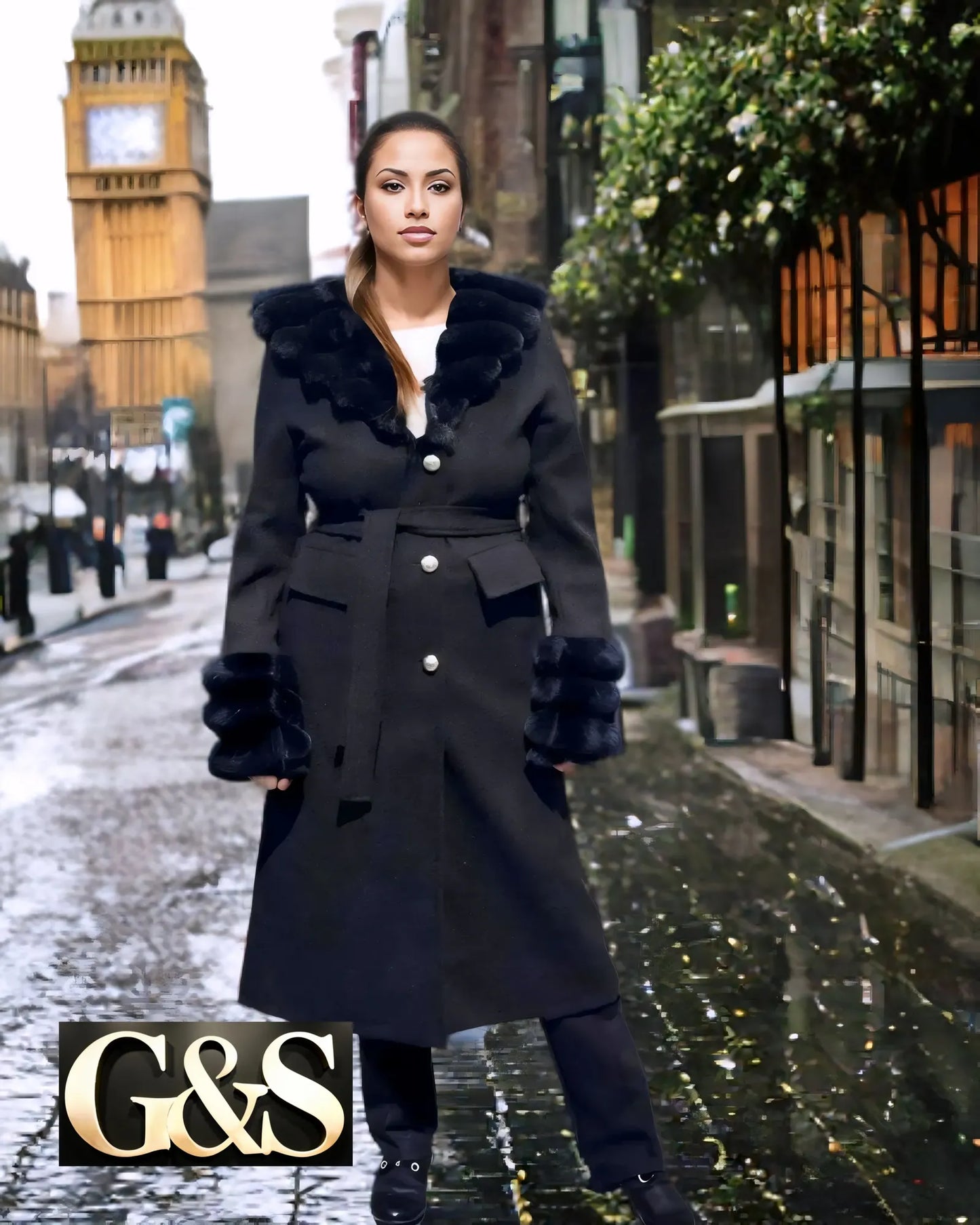 Model 1032 Women’s Coat - Detail 5 | Sami's Jackets