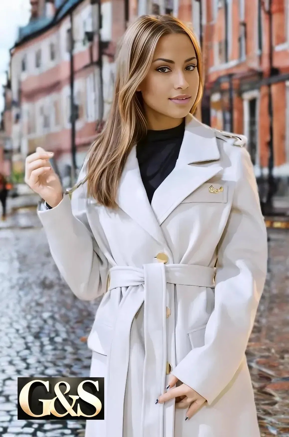 Model 1047 Women Long Coat - G&S