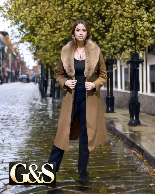Model 1023 Women’s Coat - Front | Sami's Jackets