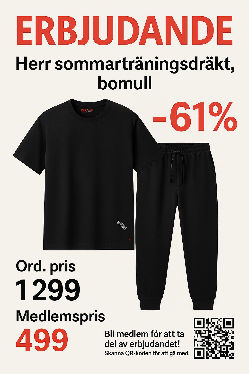 G2 BAJ318 SUMMER Men’s Sporty Tracksuit for Active Wear