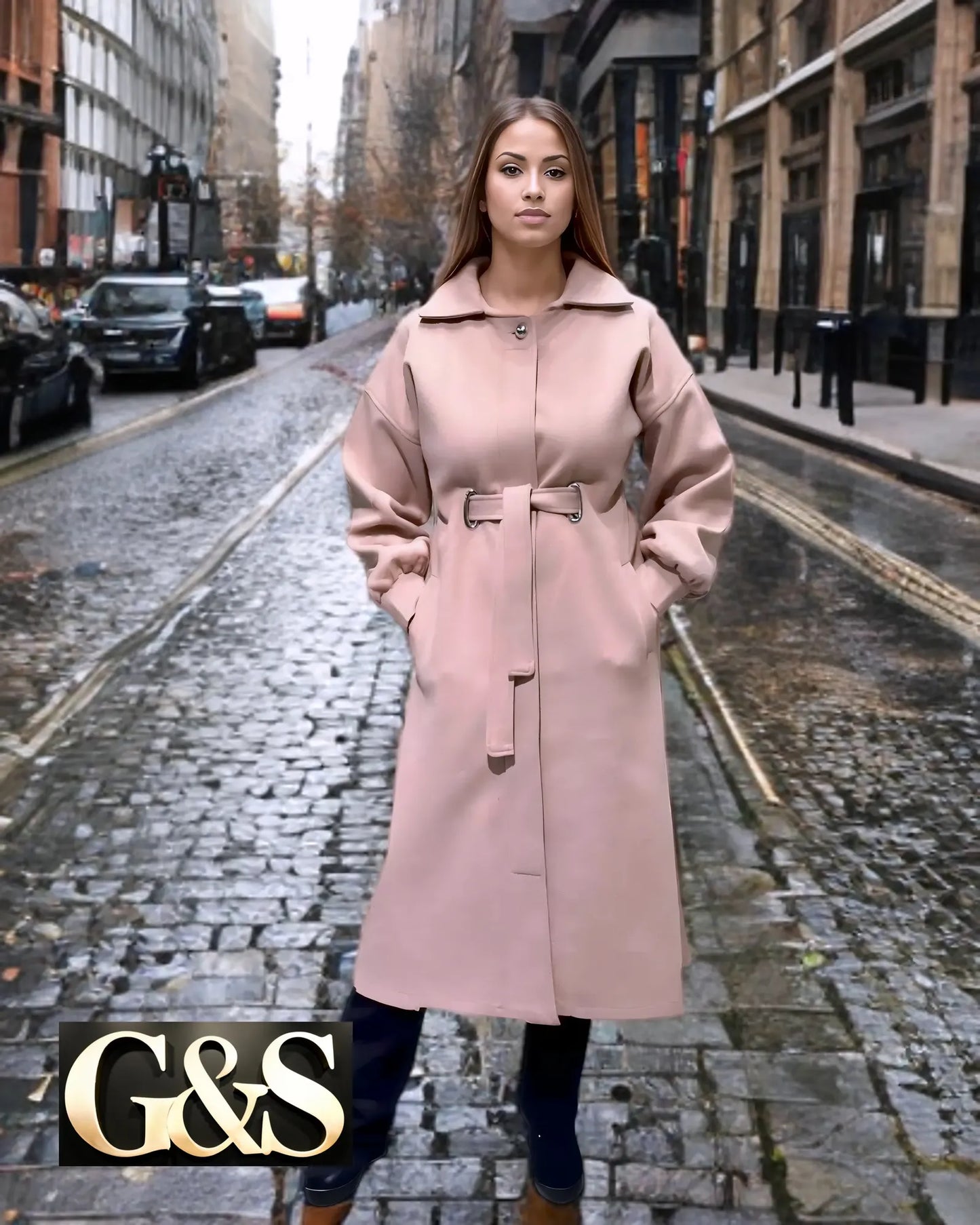 Model 1030 Women’s Coat - Side | Sami's Jackets