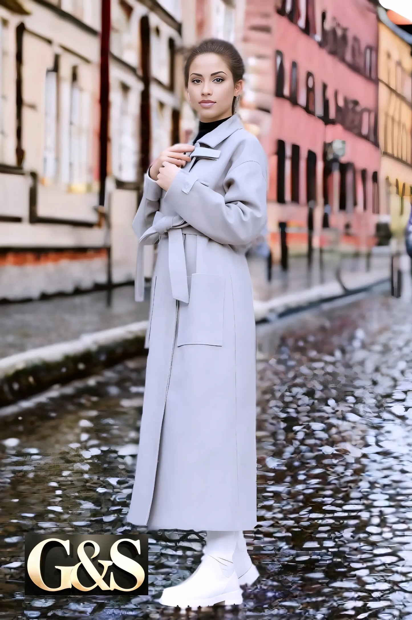 Model 1042 Women Long Coat - G&S