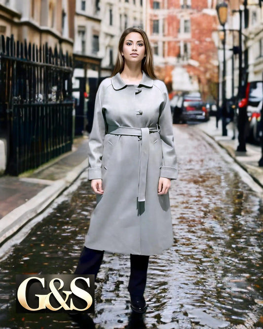 Model 1027 Women’s Coat - Back | Sami's Jackets