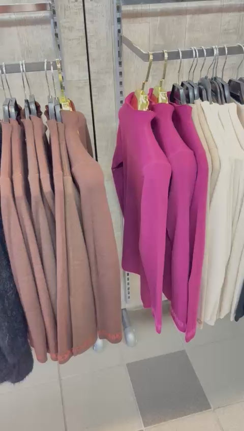 LL Damstickad tröja för vintern i mysiga stilar