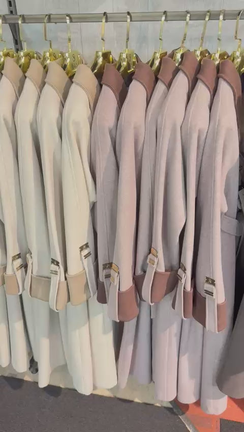 Modell 1048 Dam Lång Kappa