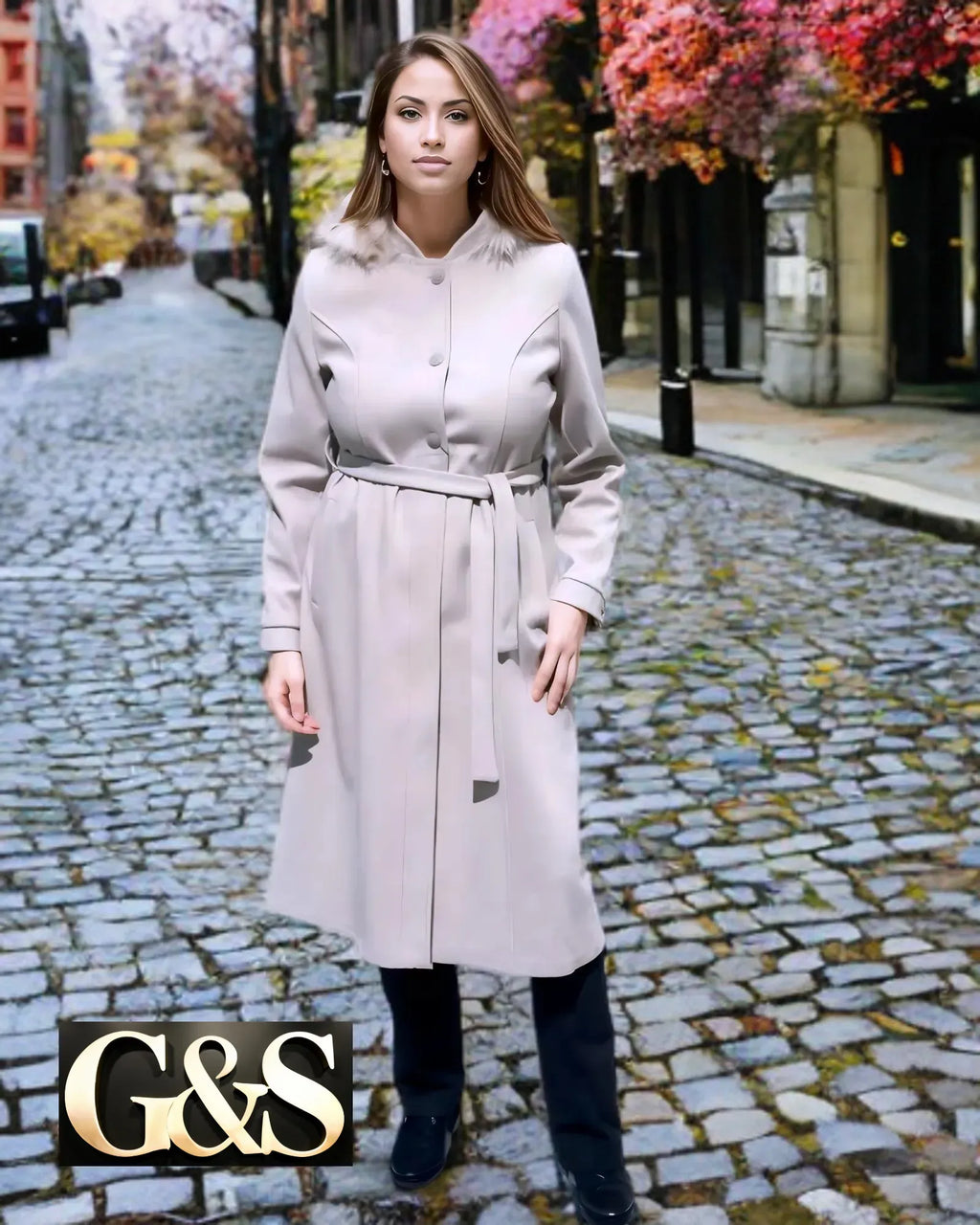 Model 1002 Women’s Coat - Front | Sami's Jackets