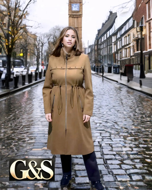 Model 1026 Women’s Coat - Back | Sami's Jackets