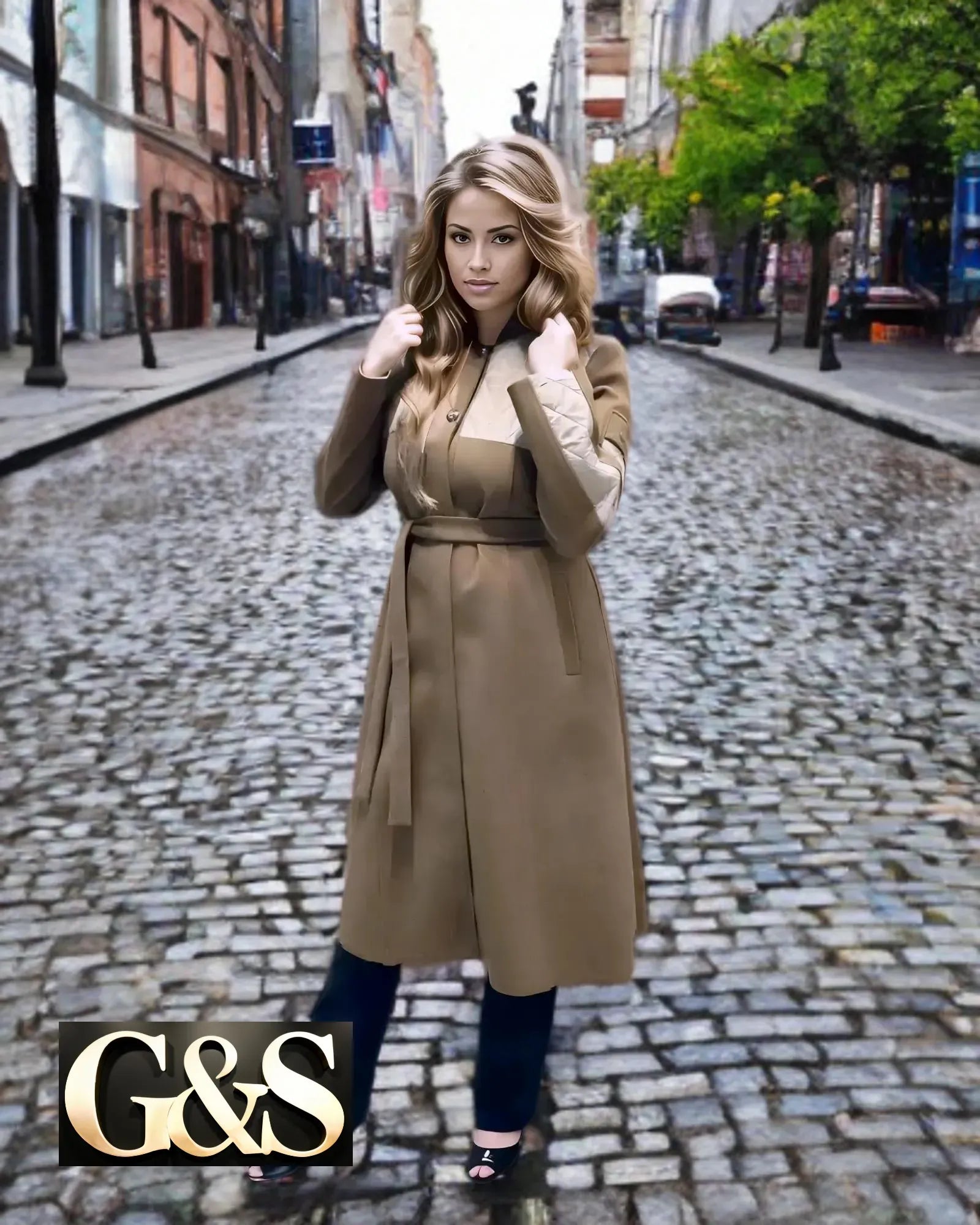 Model 1004 Women’s Coat - Back | Sami's Jackets