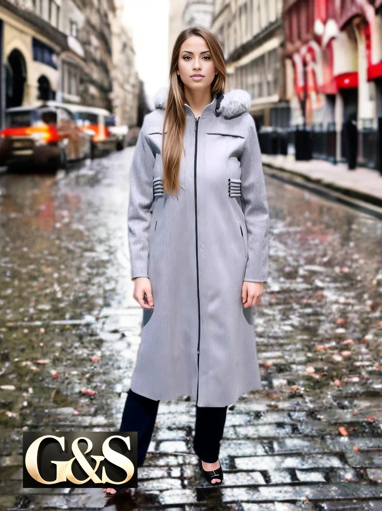 Model 1022 Women’s Coat - Detail 1 | Sami's Jackets