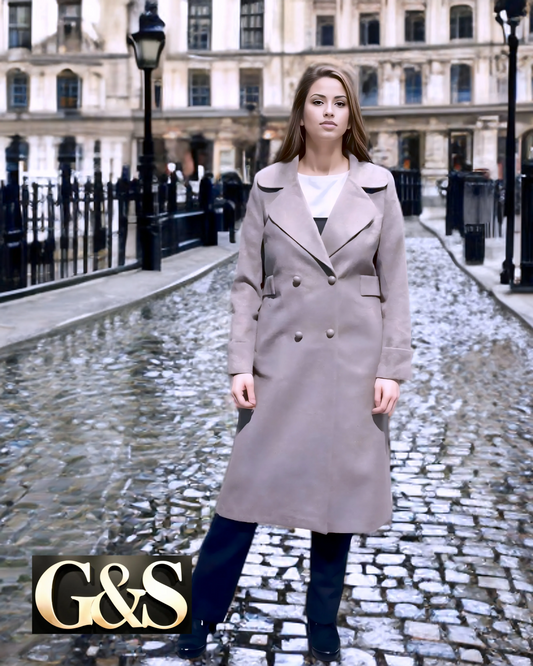 Model 1028 Women’s Coat Made From 100 Percent Polyester