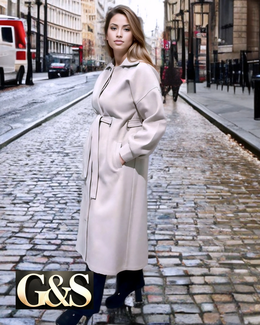 Model 1030 Women’s Coat Made From 100 Percent Polyester