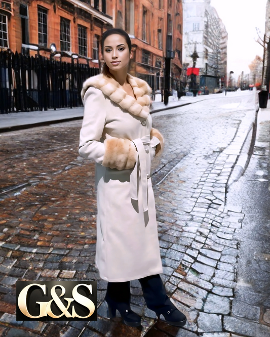 Model 1032 Women’s Coat Made From 100% Polyester Outerwear