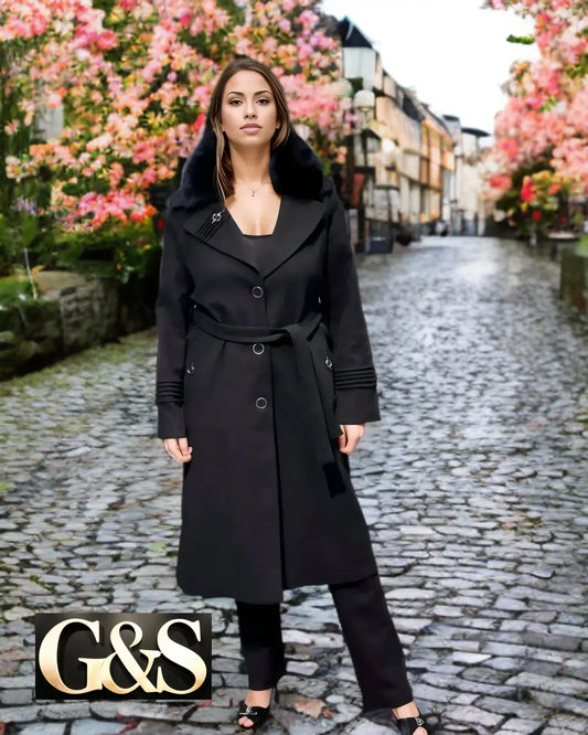 Model 1012 Women’s Coat - Back | Sami's Jackets