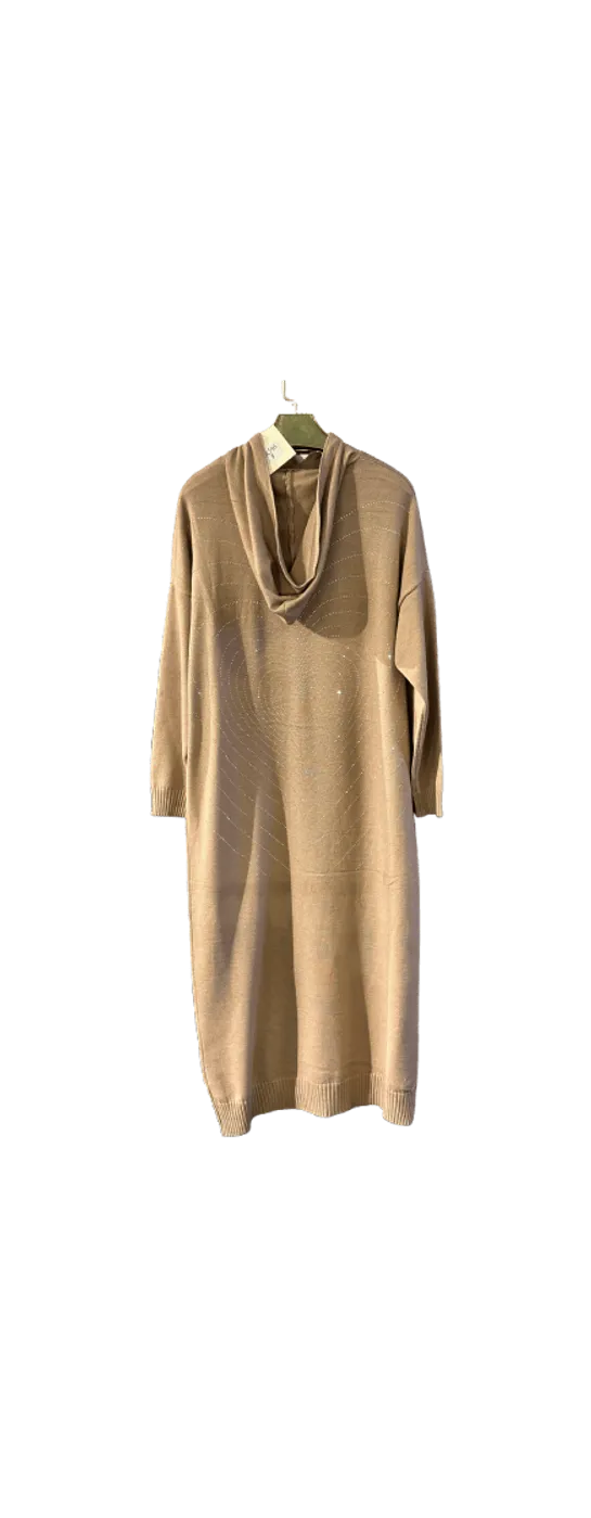 MG DL596 Women’s Sporty Long Cotton Dress - G&S