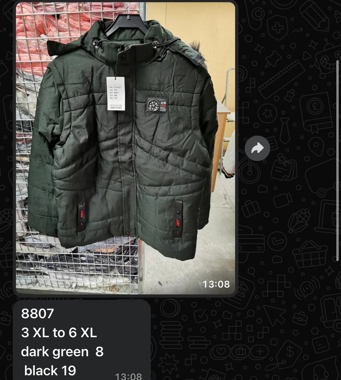 XL 8807 Men’s Puffer Jacket - G&S