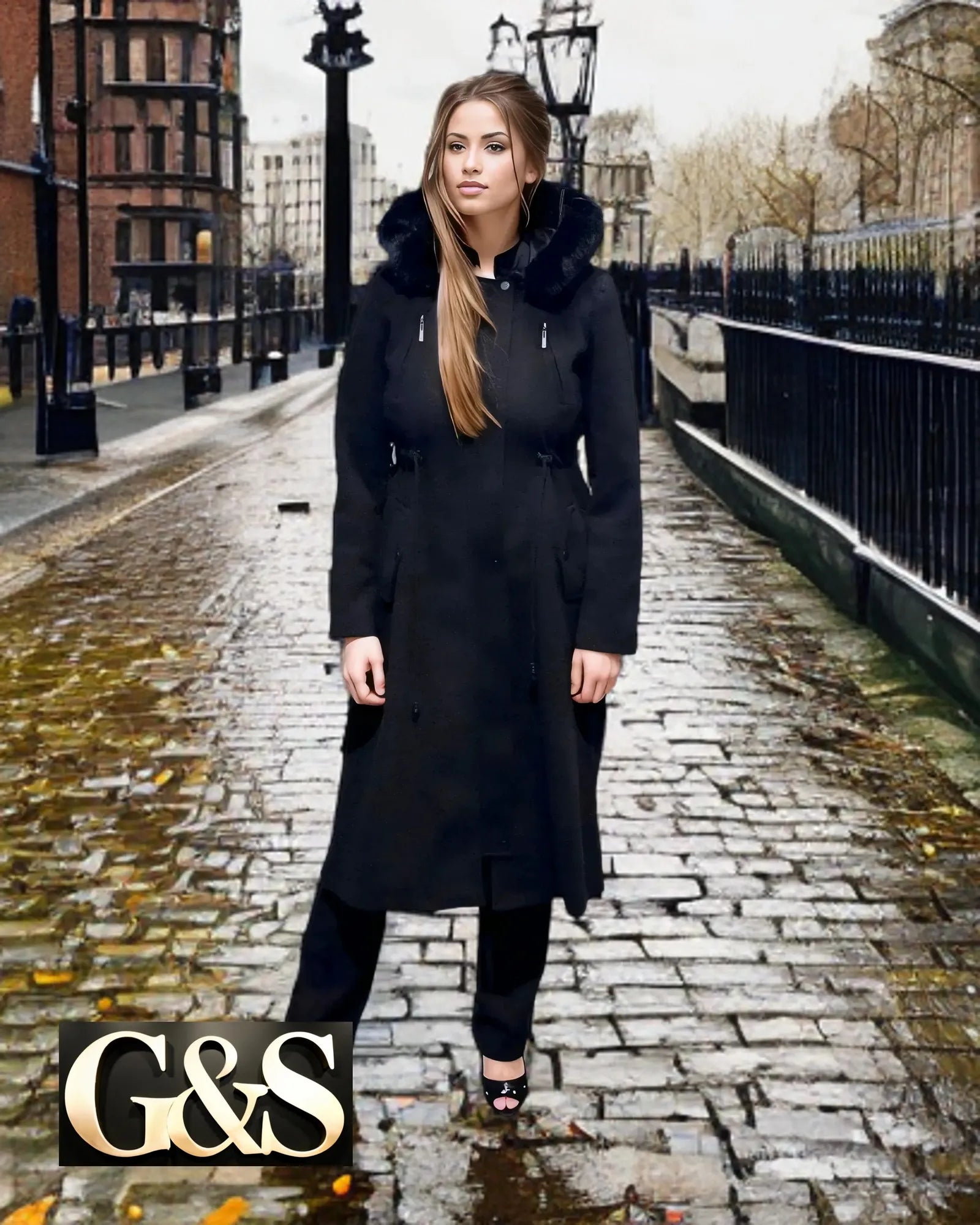 Model 1025 Women’s Coat - Back | Sami's Jackets