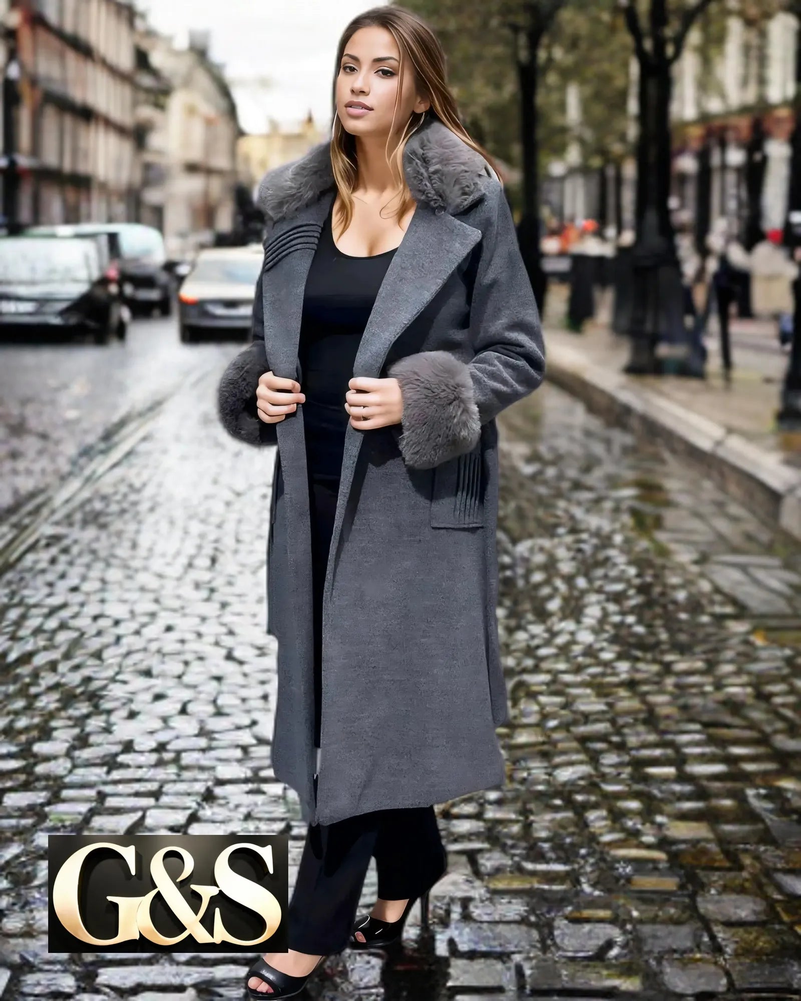 Model 1024 Women’s Coat - Front | Sami's Jackets