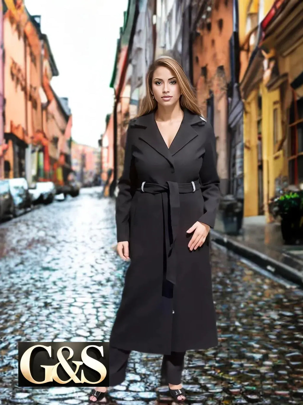 Model 1051 Women Long Coat - G&S