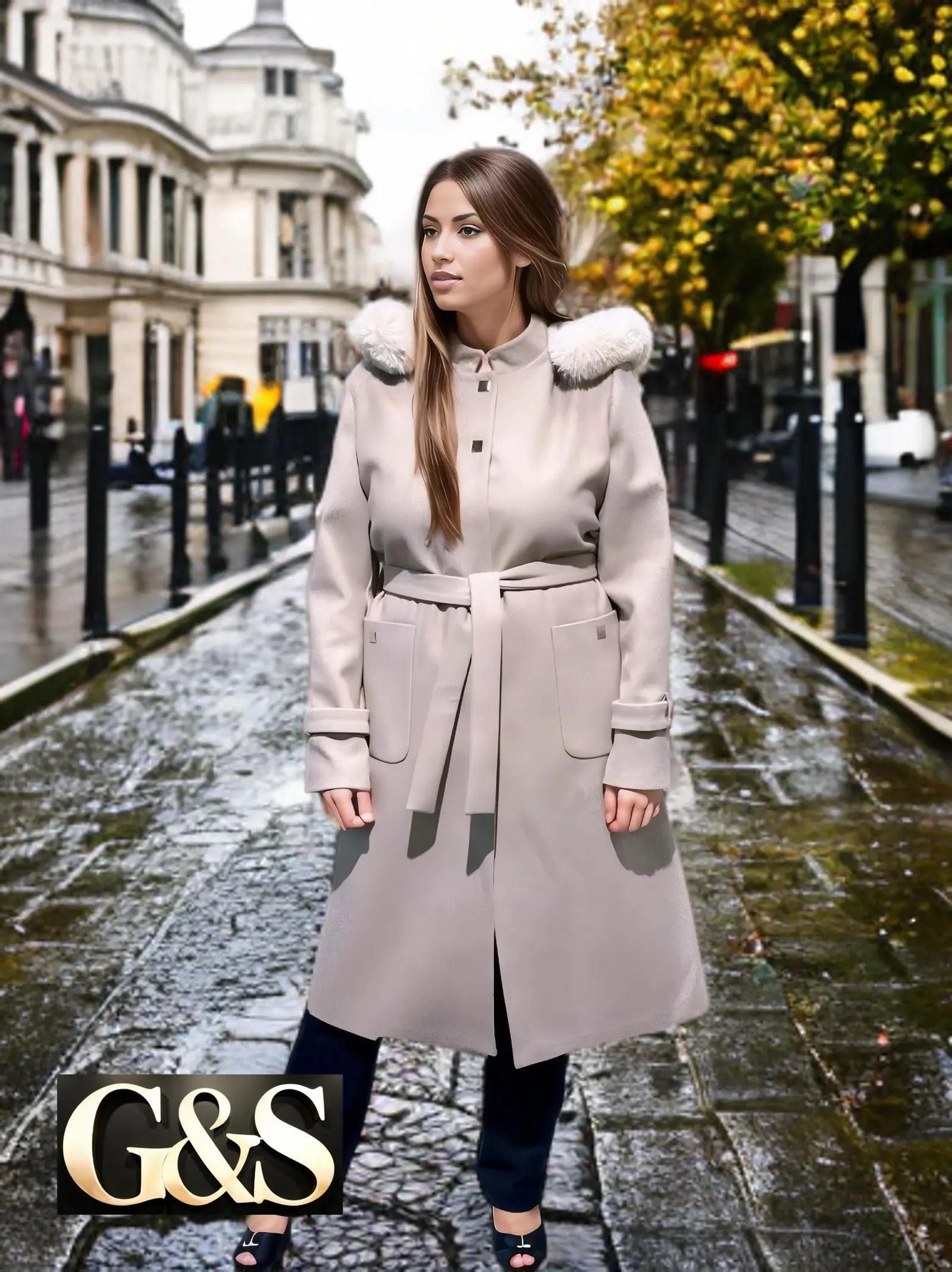 Model 1013 Women’s Coat - Front | Sami's Jackets