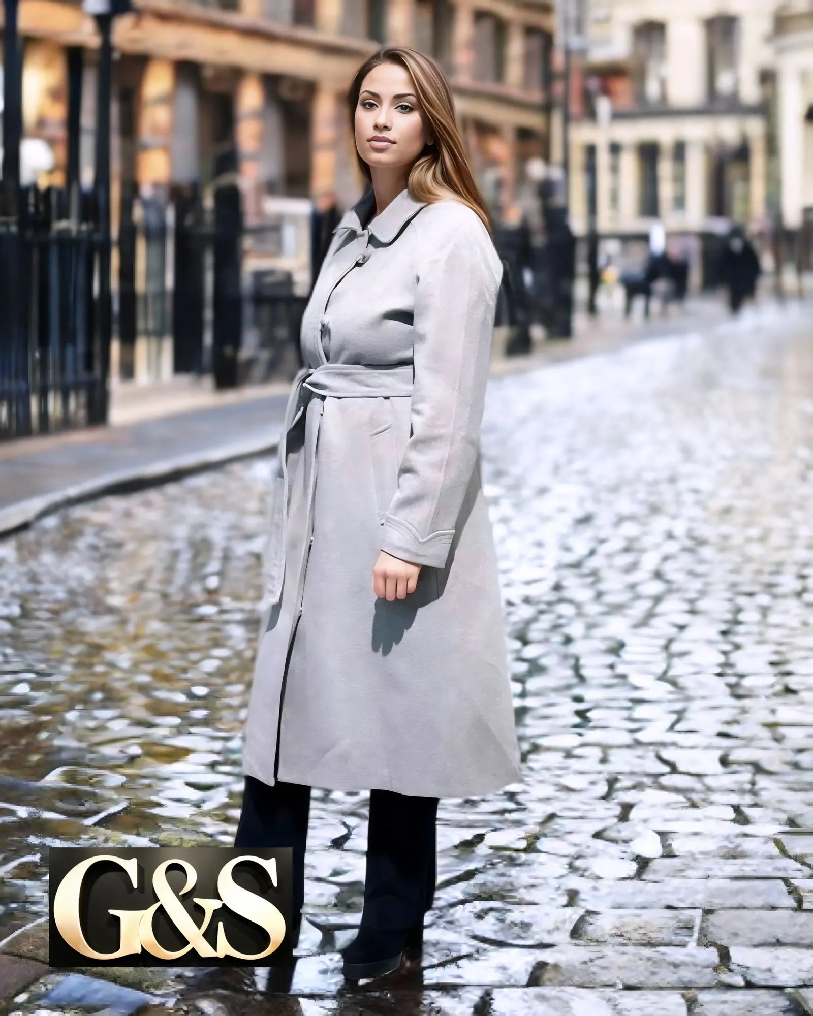 Model 1027 Women’s Coat - Side | Sami's Jackets