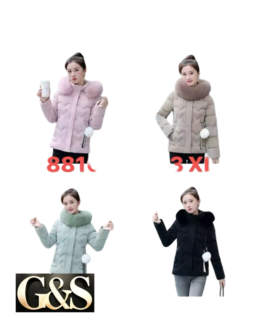 GY 8810 Women’s Puffer Jackets - G&S