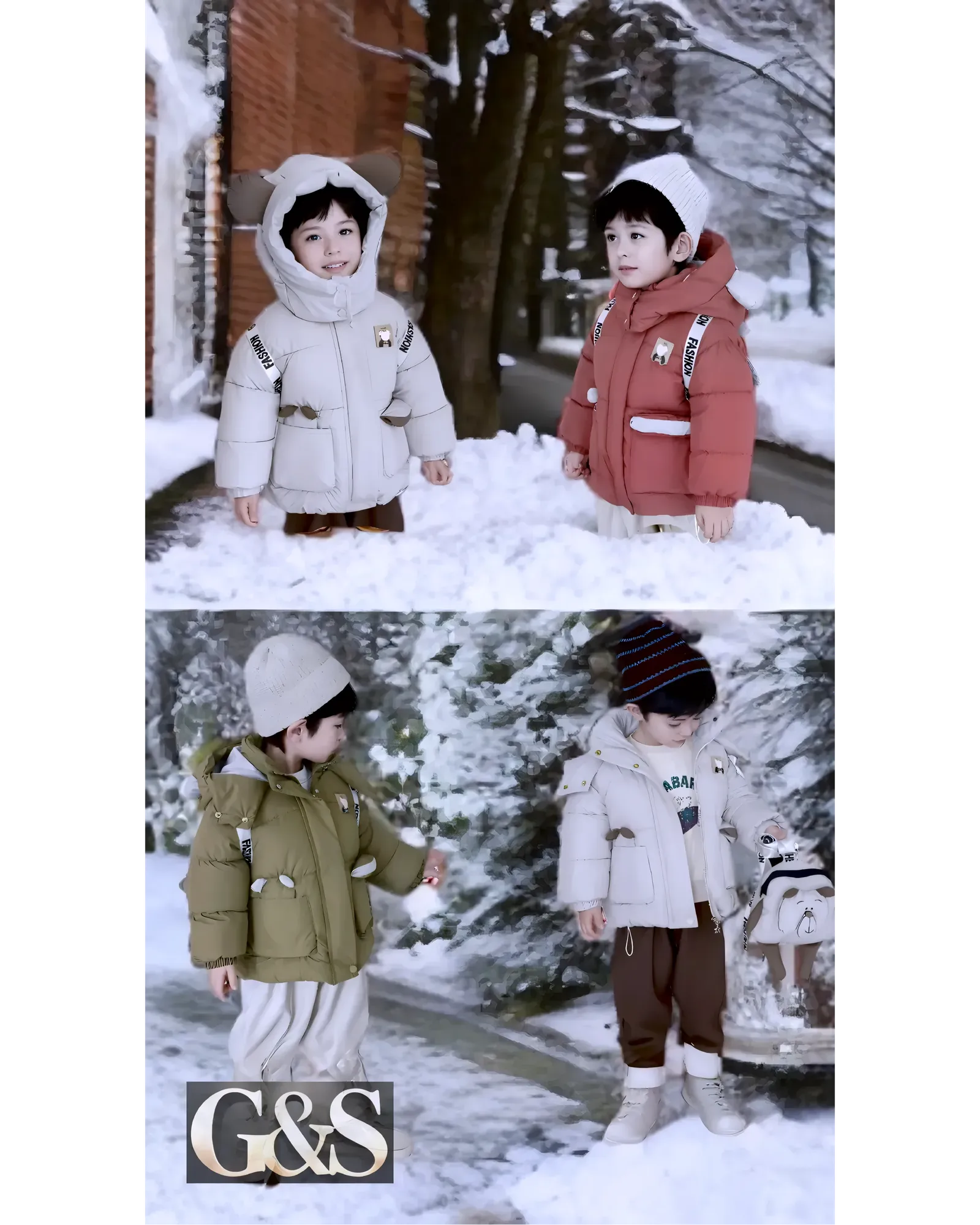 INCI TM170 Children’s Puffer Jackets - G&S