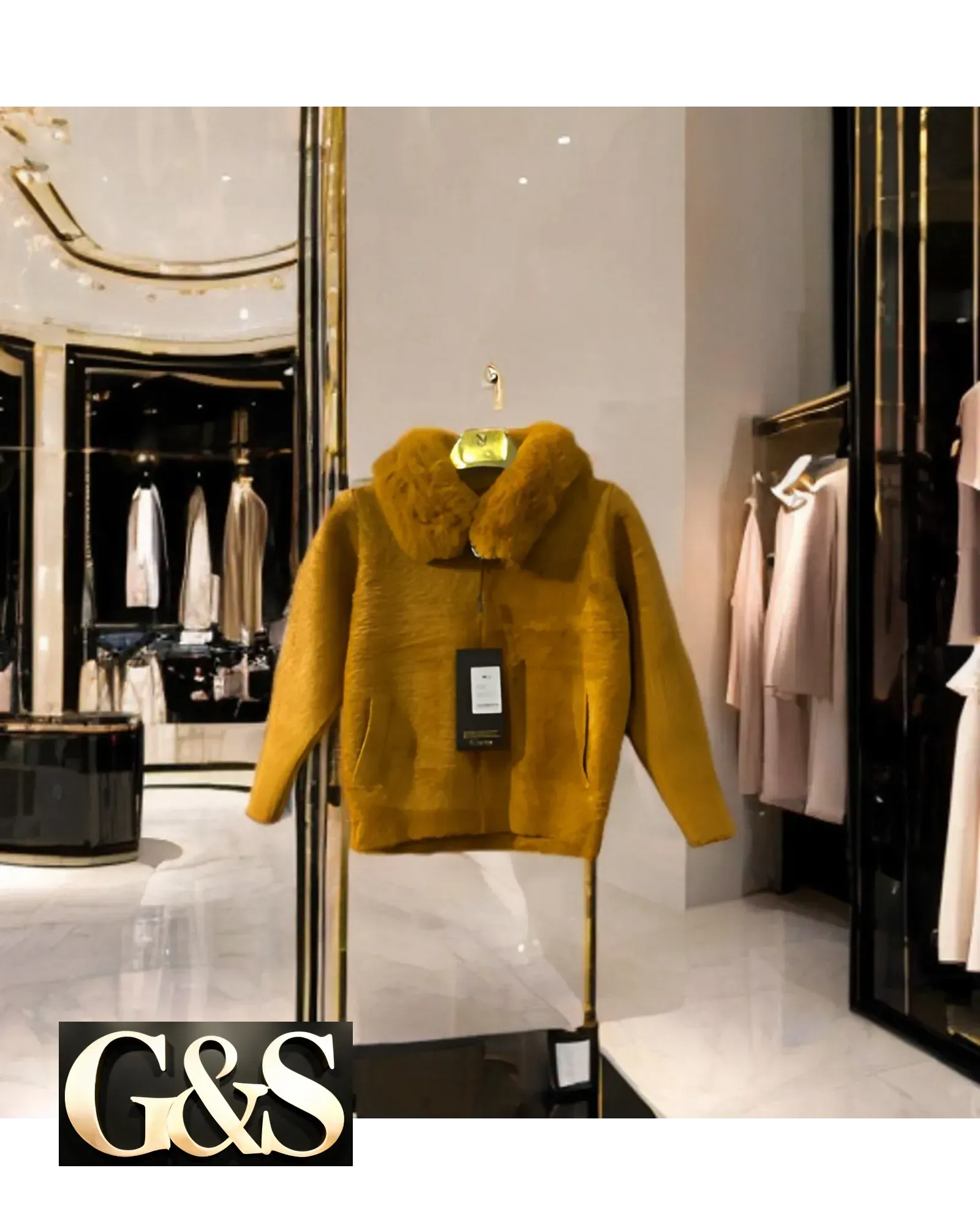 AC 896 Women’s Fur-Trimmed Wool and Polyester Tops - G&S