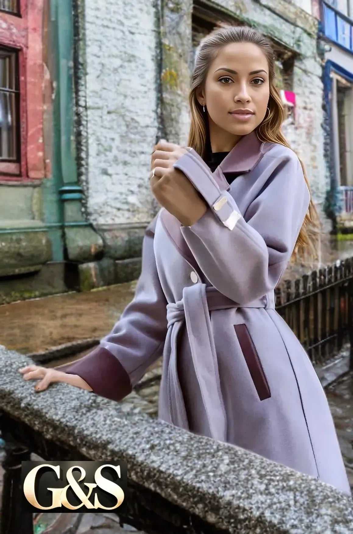 Model 1048 Women Long Coat - G&S