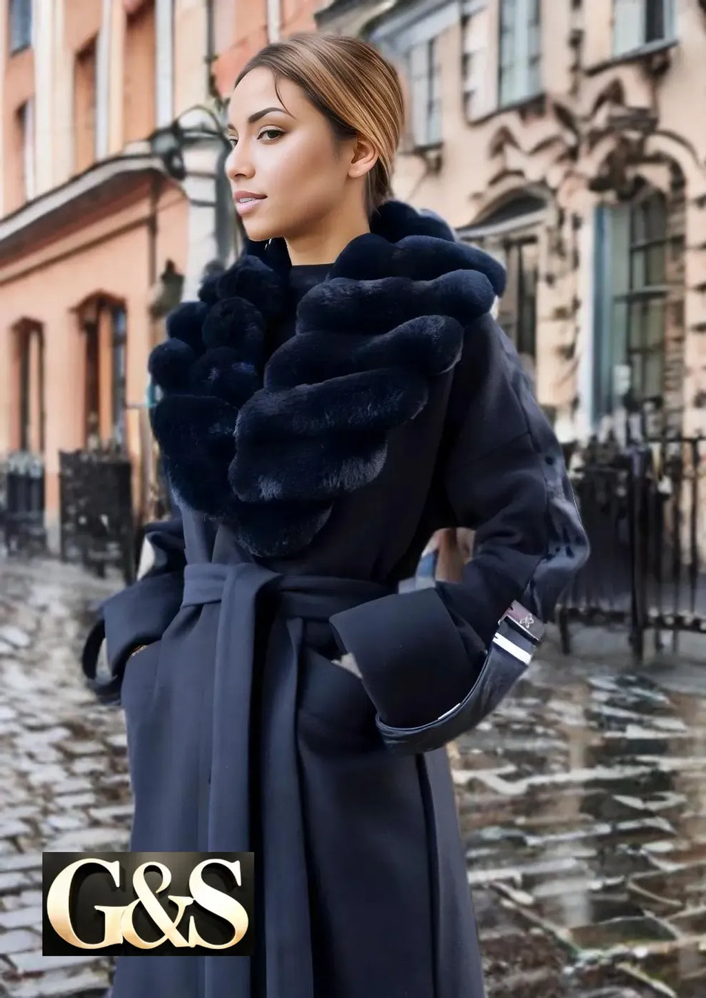 Model 1045 Women Long Coat - G&S