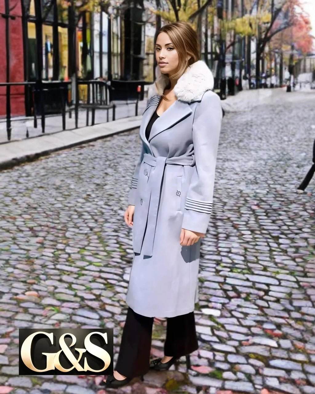 Model 1012 Women’s Coat - Front | Sami's Jackets