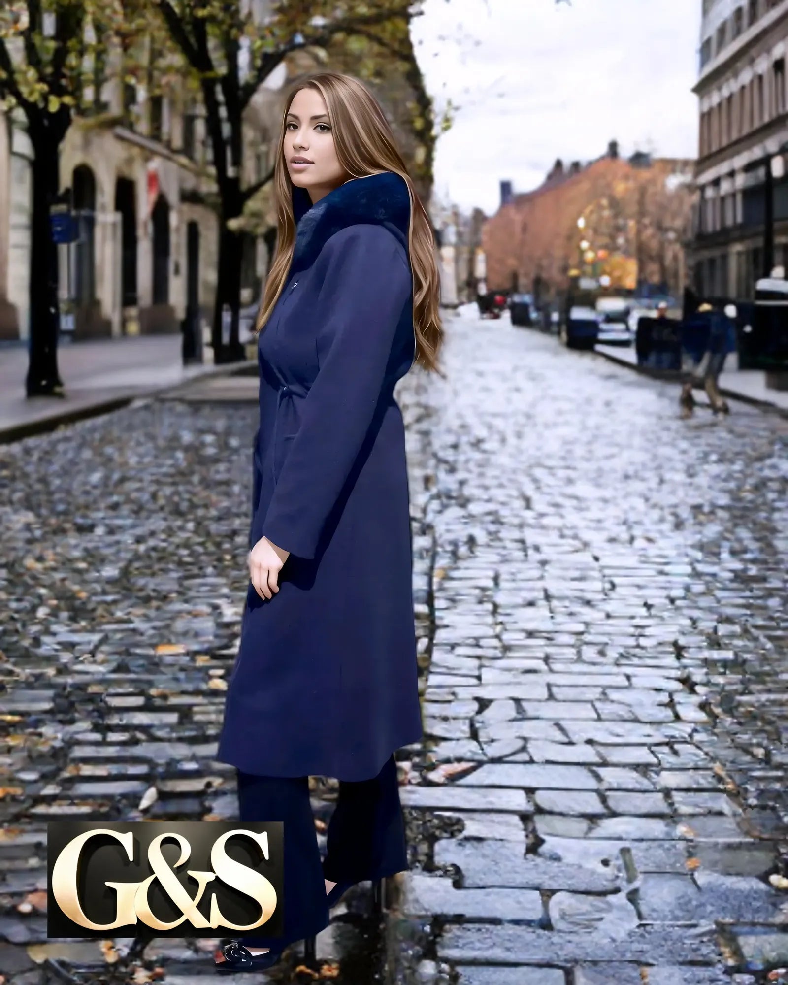 Model 1025 Women’s Coat - Side | Sami's Jackets