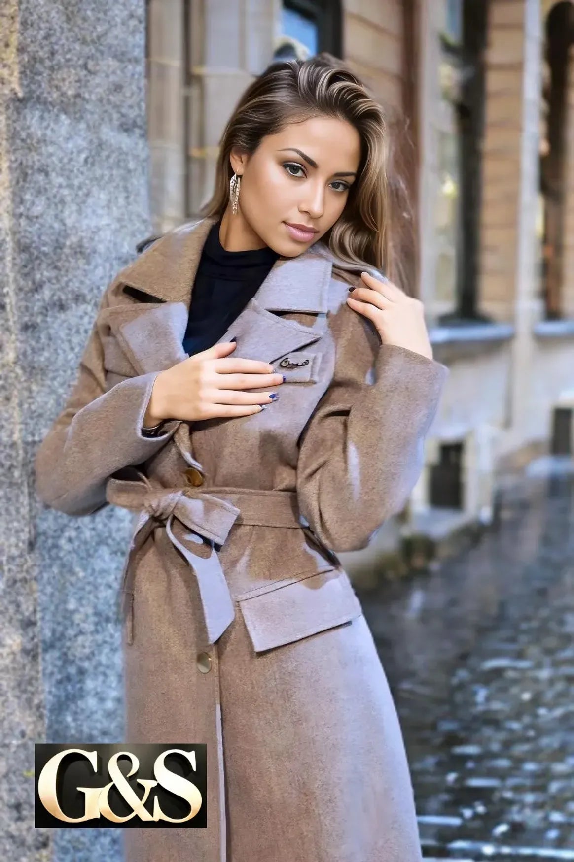 Model 1047 Women Long Coat - G&S