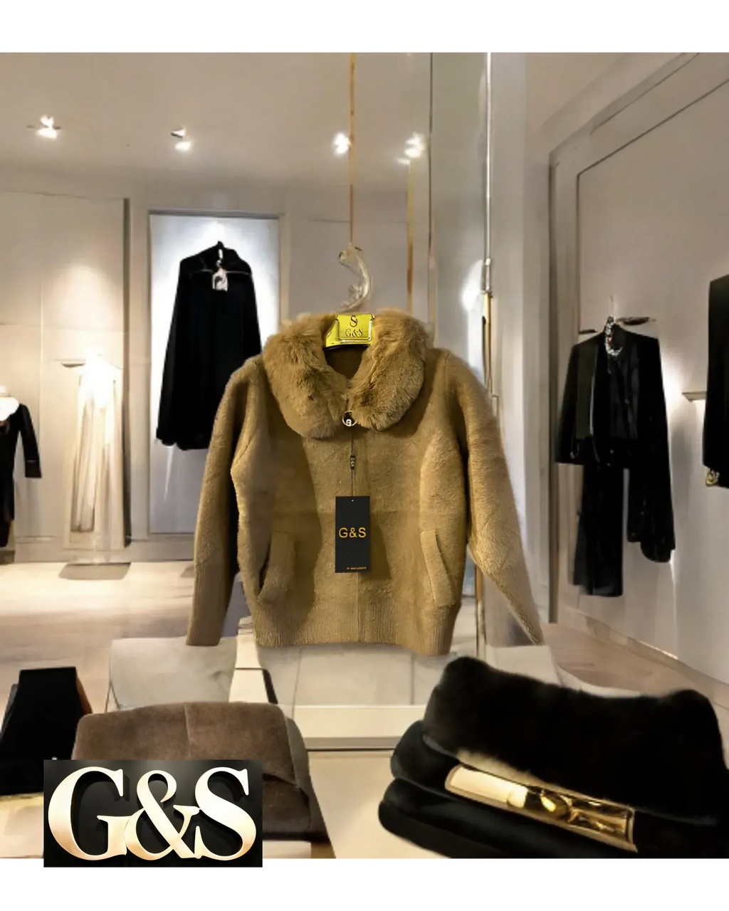 AC 8244 Women’s Fur-Trimmed Wool and Polyester ... - G&S