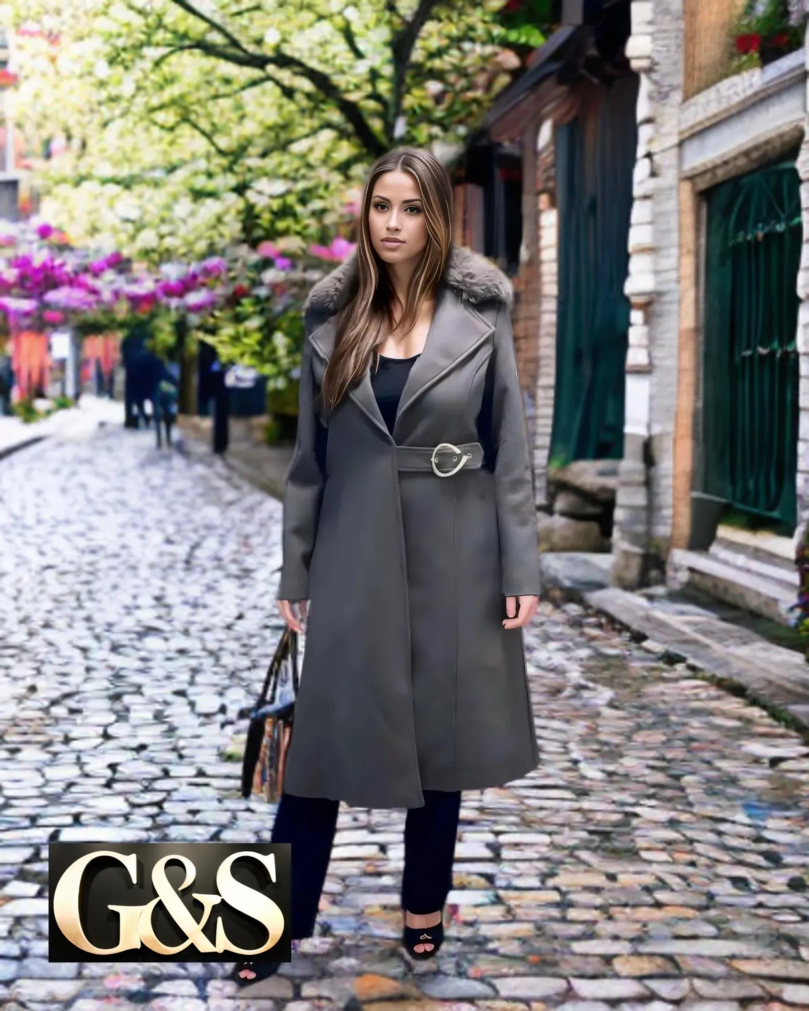 Model 1008 Women’s Coat - Side | Sami's Jackets
