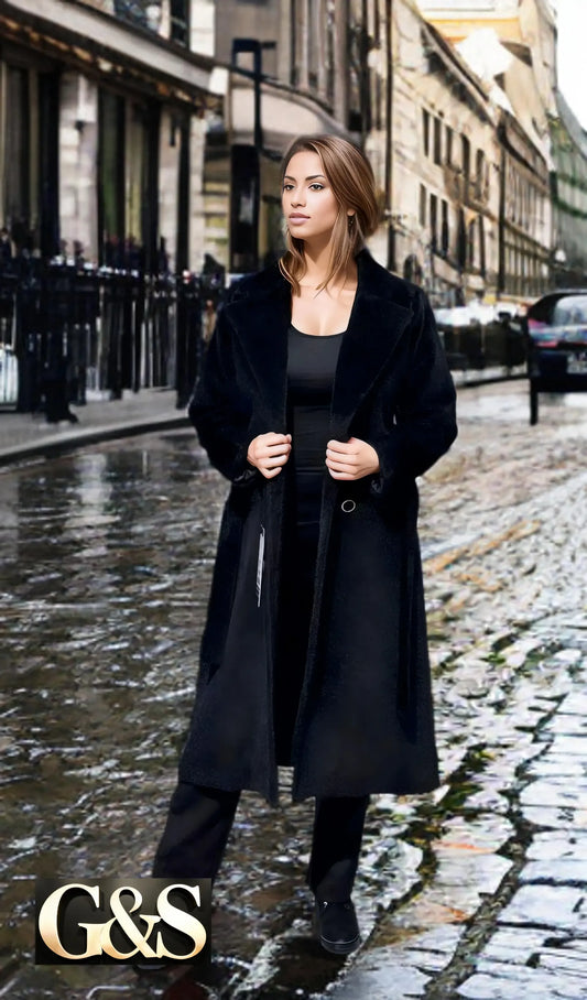 Model 1021 Women’s Coat - Front | Sami's Jackets