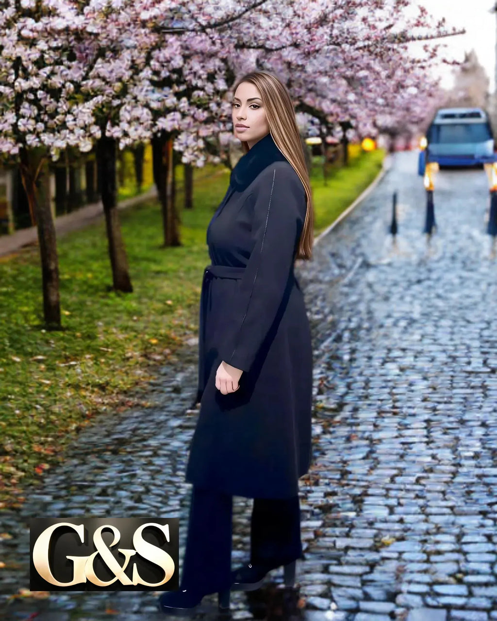 Model 1007 Women’s Coat - Back | Sami's Jackets