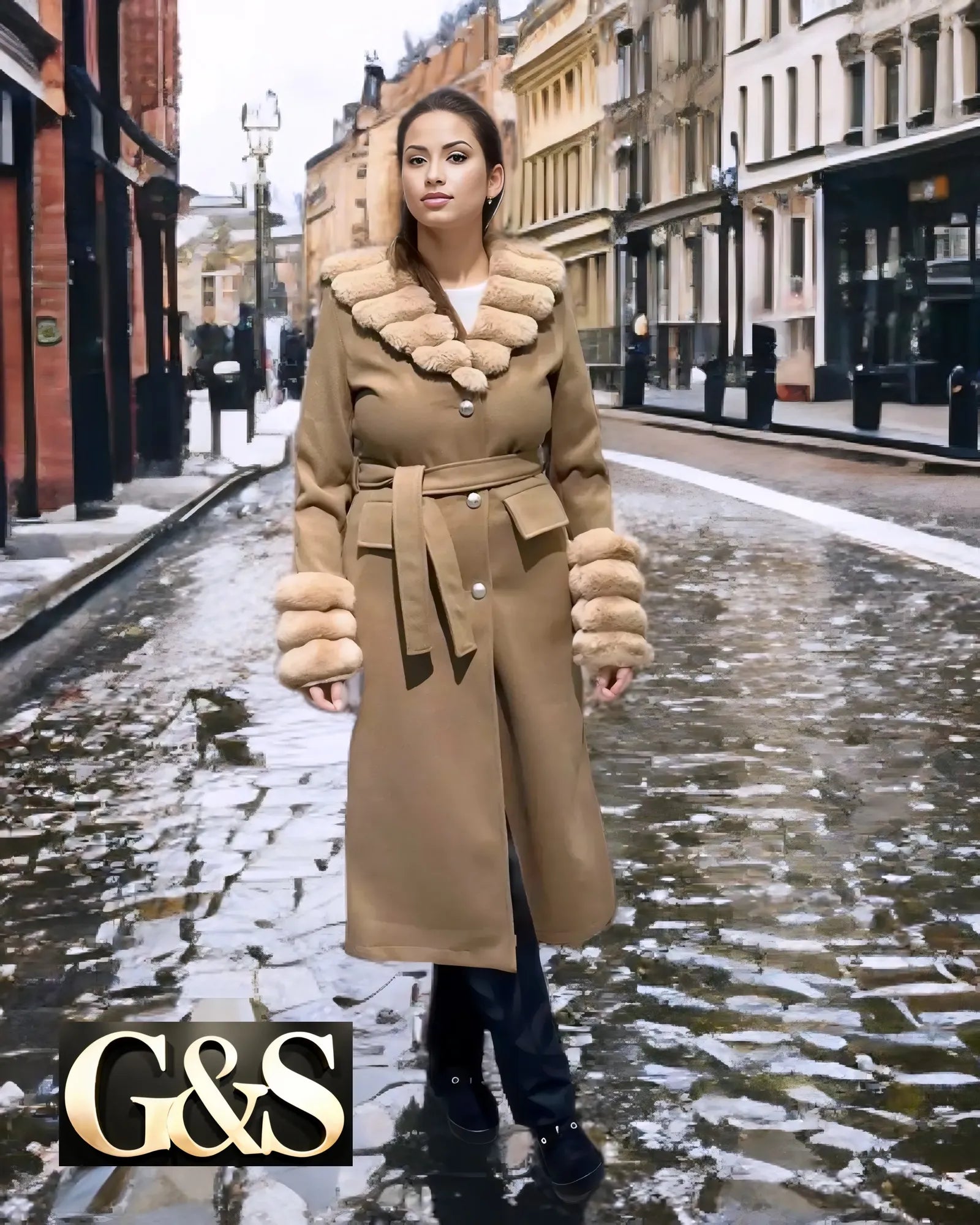 Model 1032 Women’s Coat - Detail 4 | Sami's Jackets