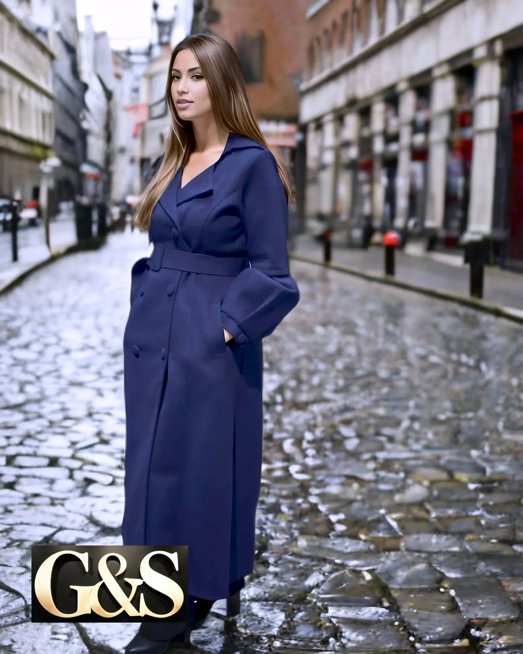 Model 1031 Women’s Coat - Side | Sami's Jackets