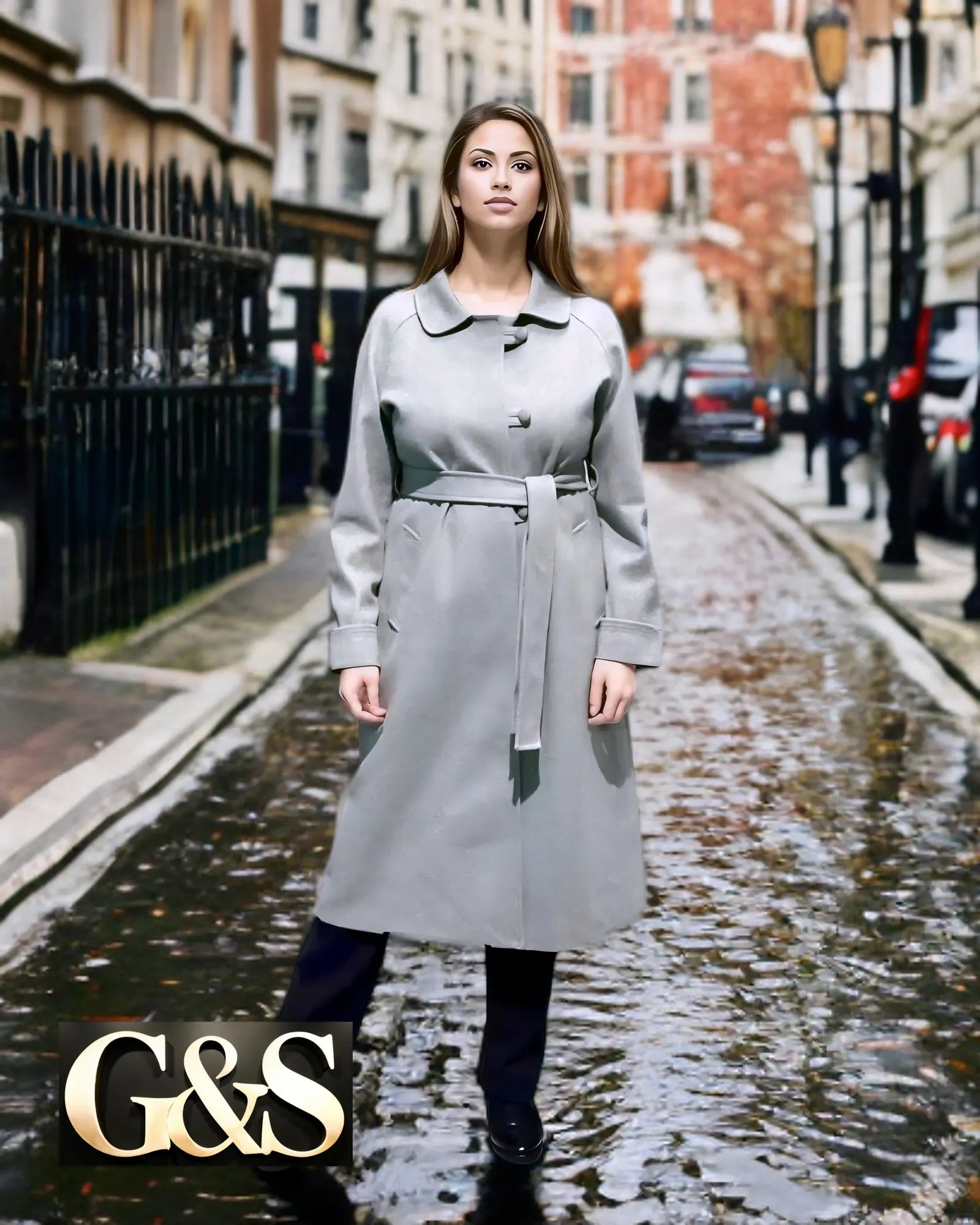 Model 1027 Women’s Coat - Back | Sami's Jackets