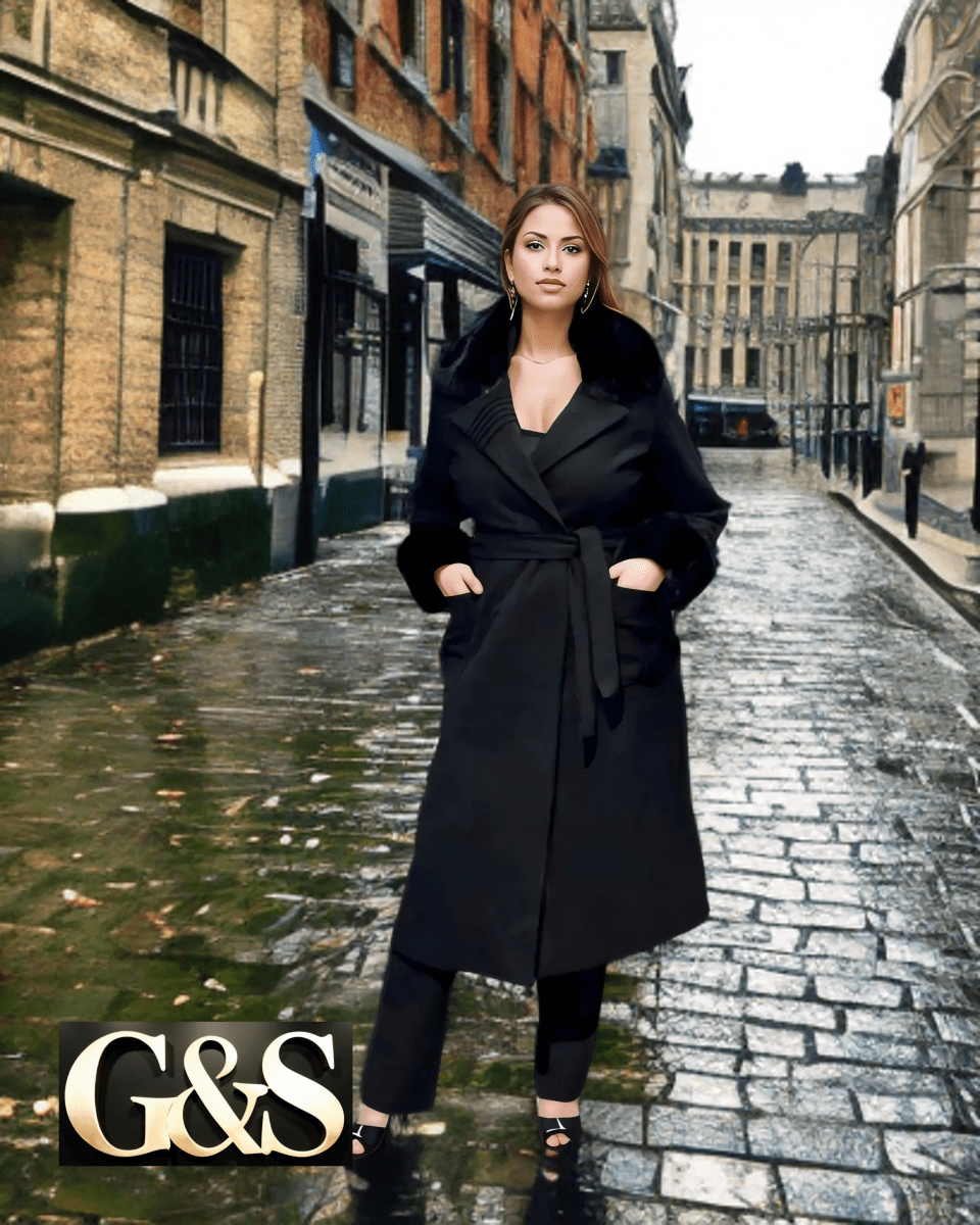 Model 1024 Women’s Coat Made From 100 Percent Polyester