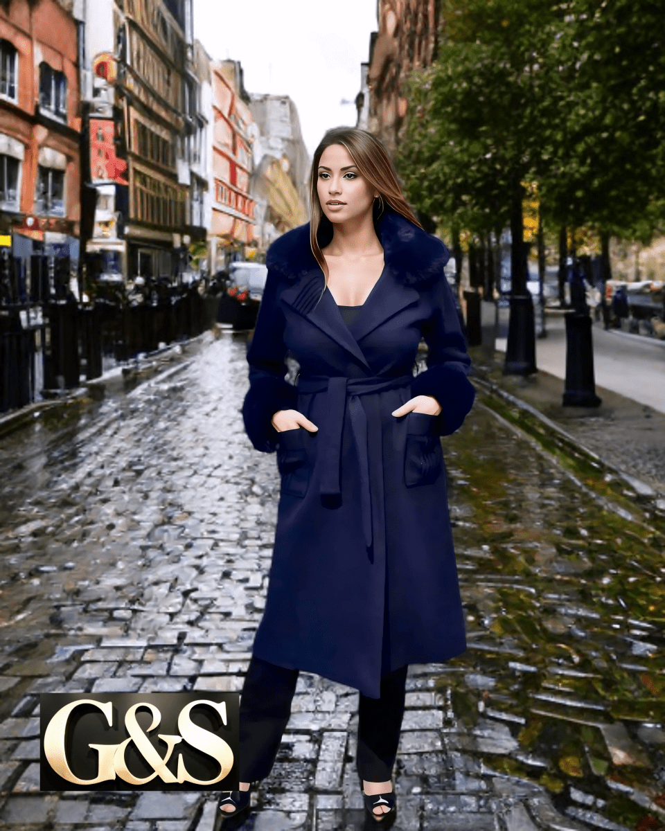 Model 1024 Women’s Coat Made From 100 Percent Polyester